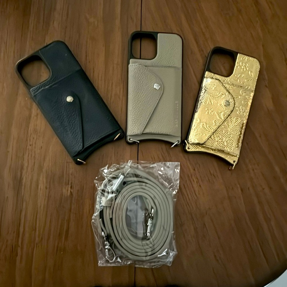 Bandolier iPhone 12 Pro case with strap that was never used. Black one is SOLD